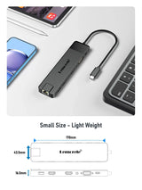 4K USB Hub USB C to Dual HDMI