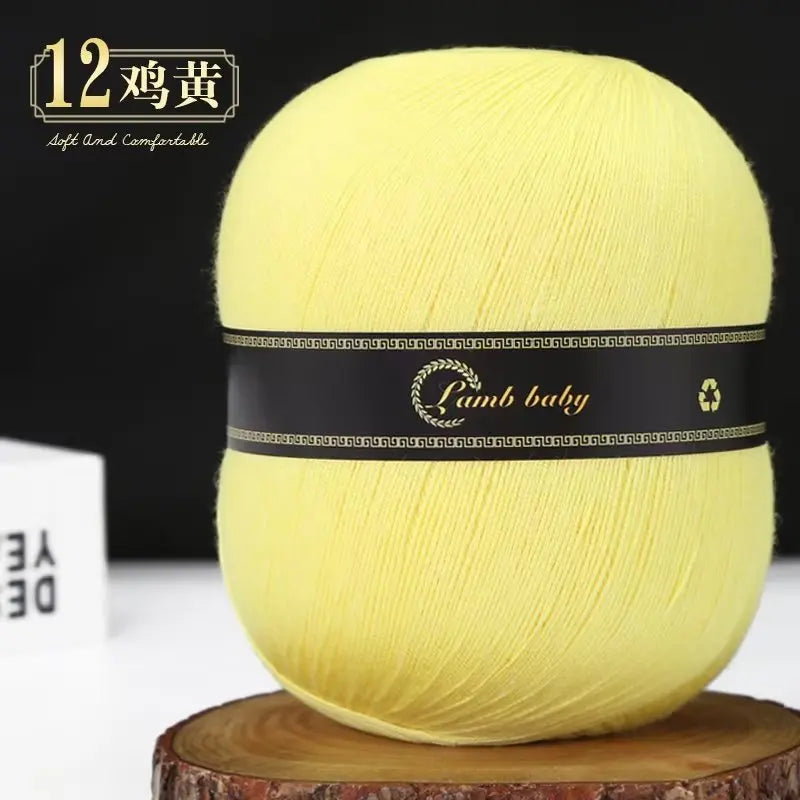 150g Solid Color Silk Cotton Yarn Soft Yarn
