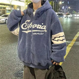 New lamb fleece jacket men autumn and winter