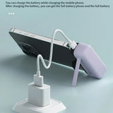 Mini Power Bank 5000Mah with LED Light Phone