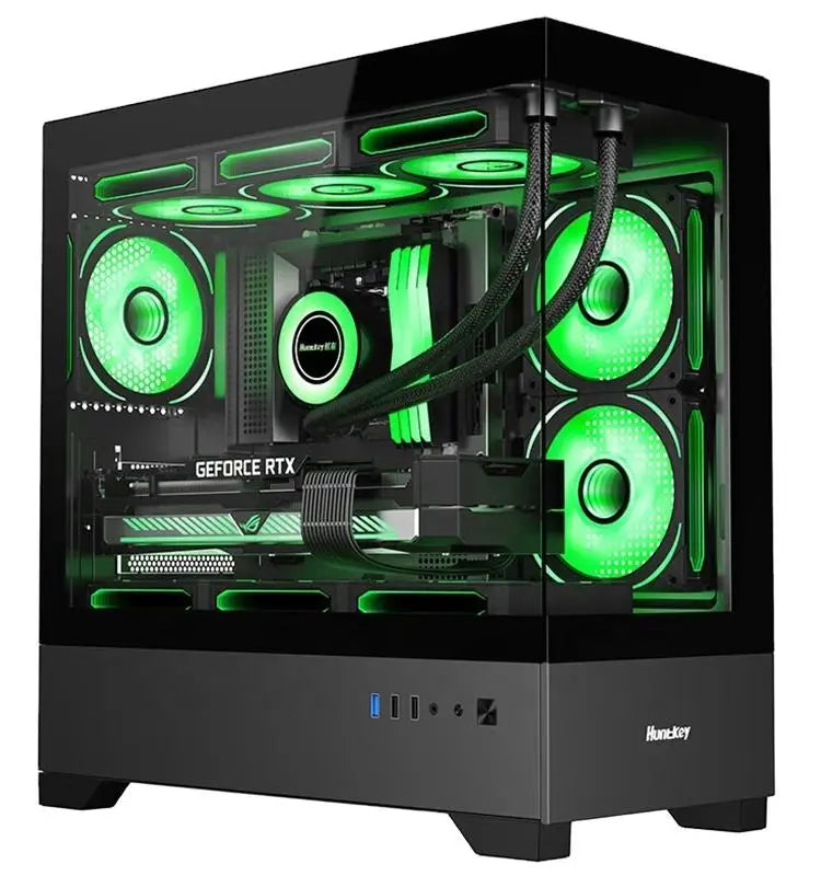 Popular Tempered Glass ATX Smart Case Desktop Cabinet