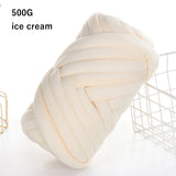 500g/1kg Thick Chunky Yarn Cored Cotton Wool Tube