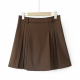 2023 Autumn Clothes Women Pleated Skirt Plus Size