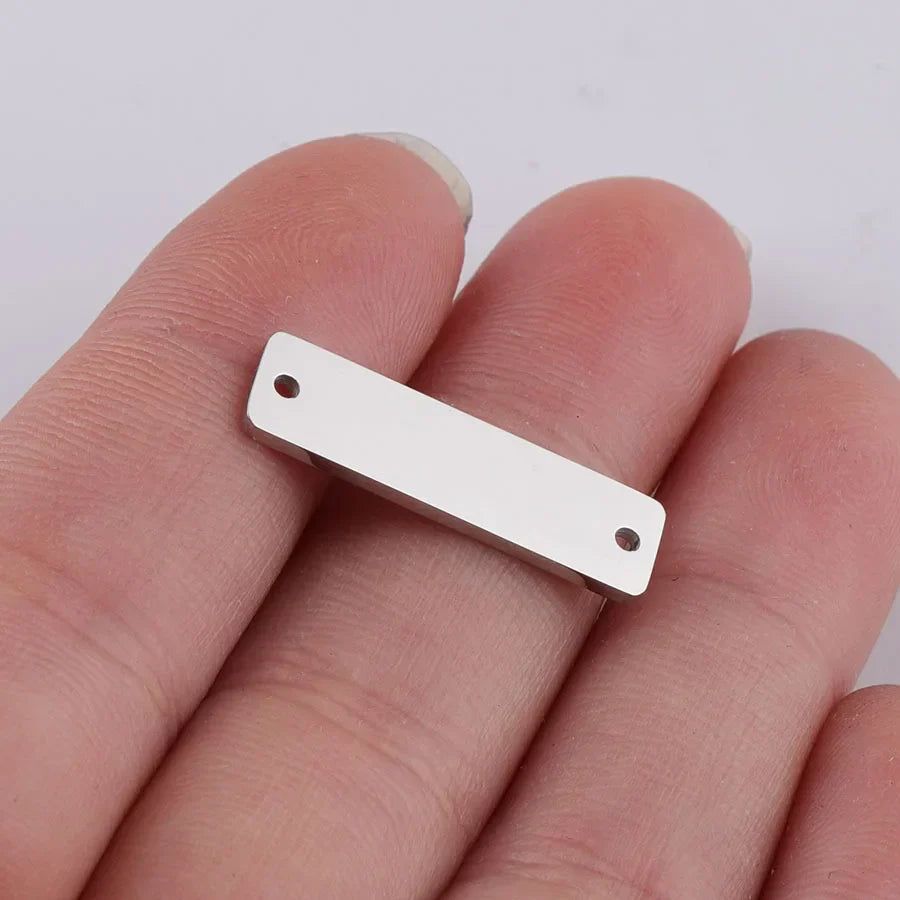 6*22mm Custom Clothing Metal Tag Bag Metal Tag