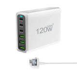 100W 120W 200W GaN Charger 6 Ports USB
