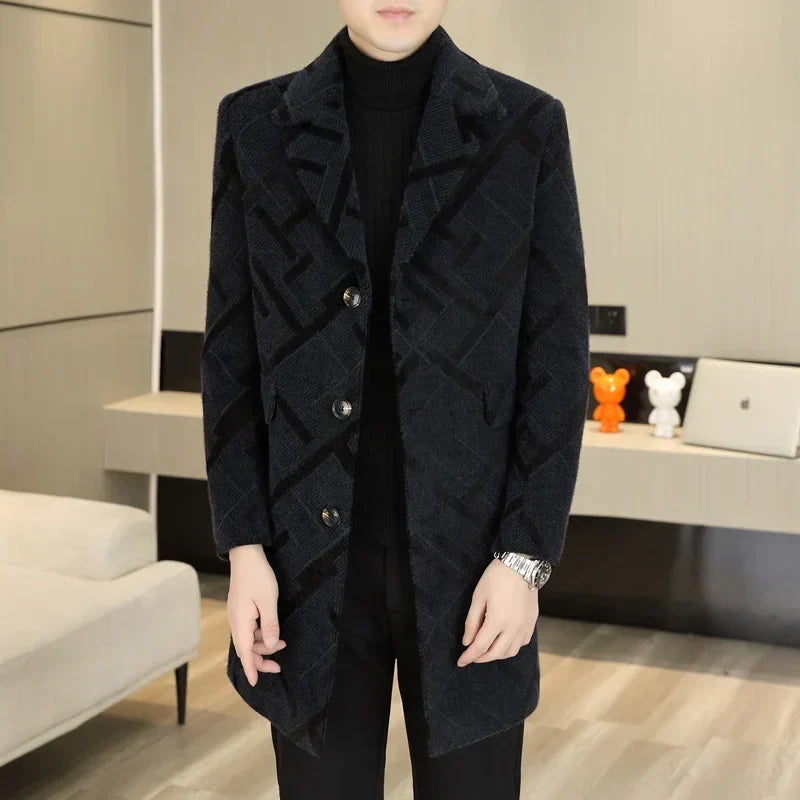 2023 High-end Feel Men Fashion Handsome All Woolen