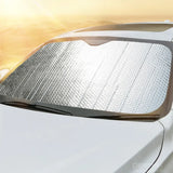 140cm Foldable Car Windshield Sun Shade - UV Protector Visor Cover