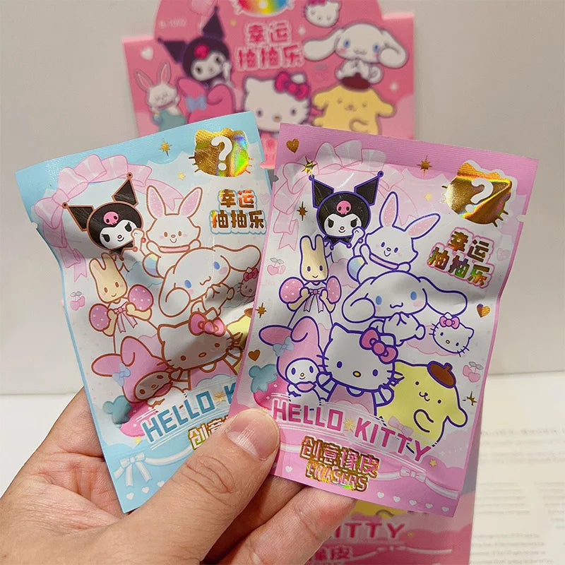 32pcs Sanrio Blind Box Doll Eraser Cartoon Cute