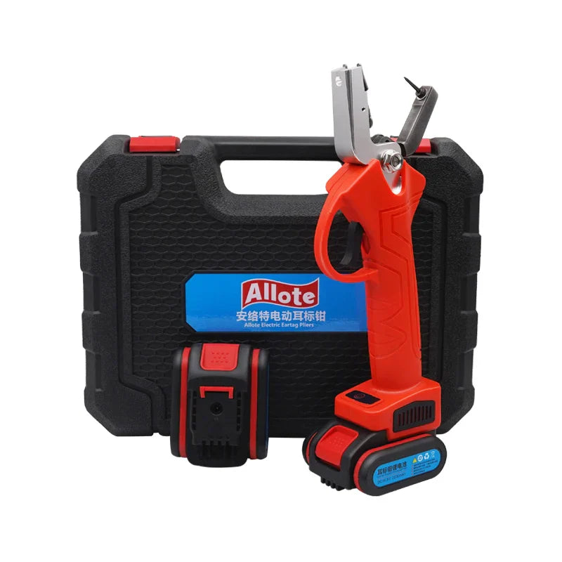 1Set Electric Ear Tag Plier Animal Control Device