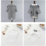 Boy Dog Clothes Wedding Suit 2 Pieces/set Pet
