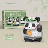 Mini 3D Animal Huahua Panda Building Blocks Model