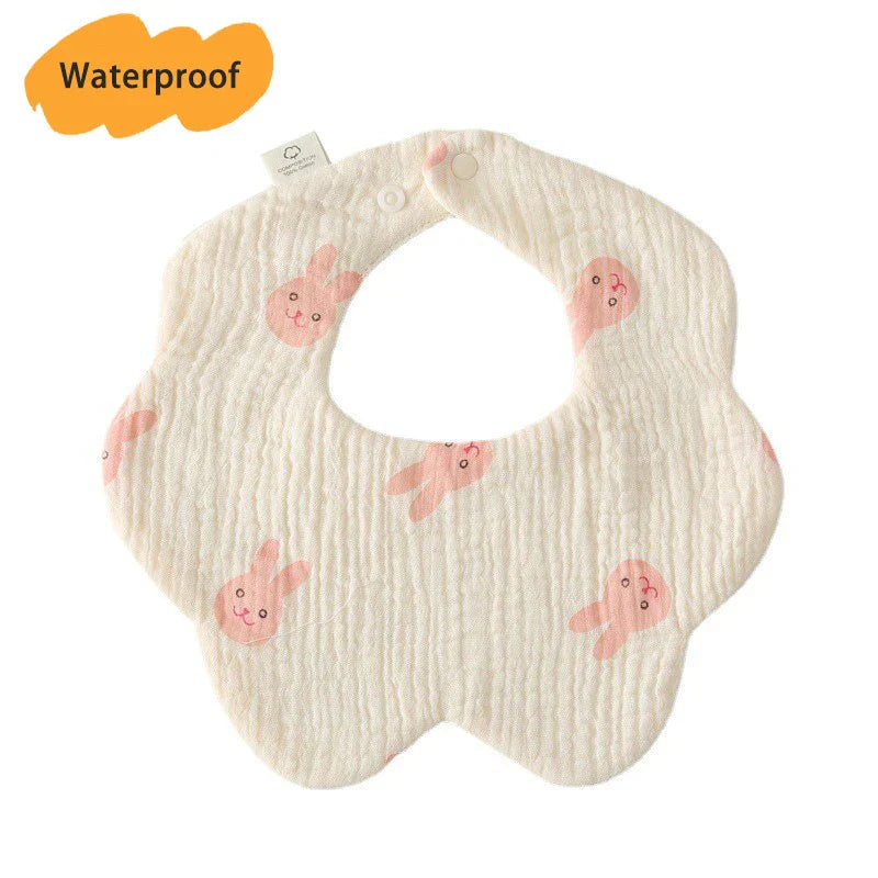 New Thickened 7 Layers Cotton Waterproof Baby Bibs