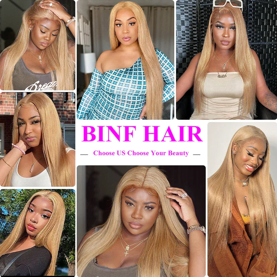 27 Honey Blonde Human Hair Bundles Virgin Cheap