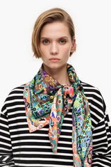 Spanish style printed large square scarf 100cm*100cm