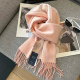 Highquality Australian Wool 100 Solid Color Women's Scarves