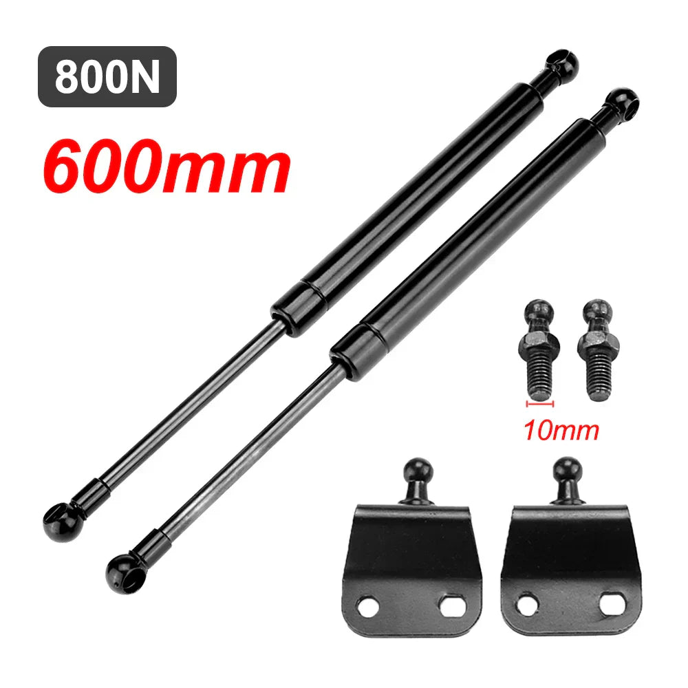 2Pcs 800N Gas Strut Support Bars 300-600mm