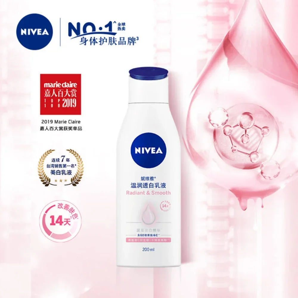 Nivea Whitening Body Lotion Radiant Smooth Relieves Dry