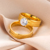 Charm Couple Ring Men Woman New in Stainless