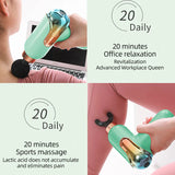 LCD Mini Fascia Gun Portable Electric Neck Membrane