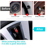 4pcs Car Tire Valve Cap Grenade Aluminum Alloy