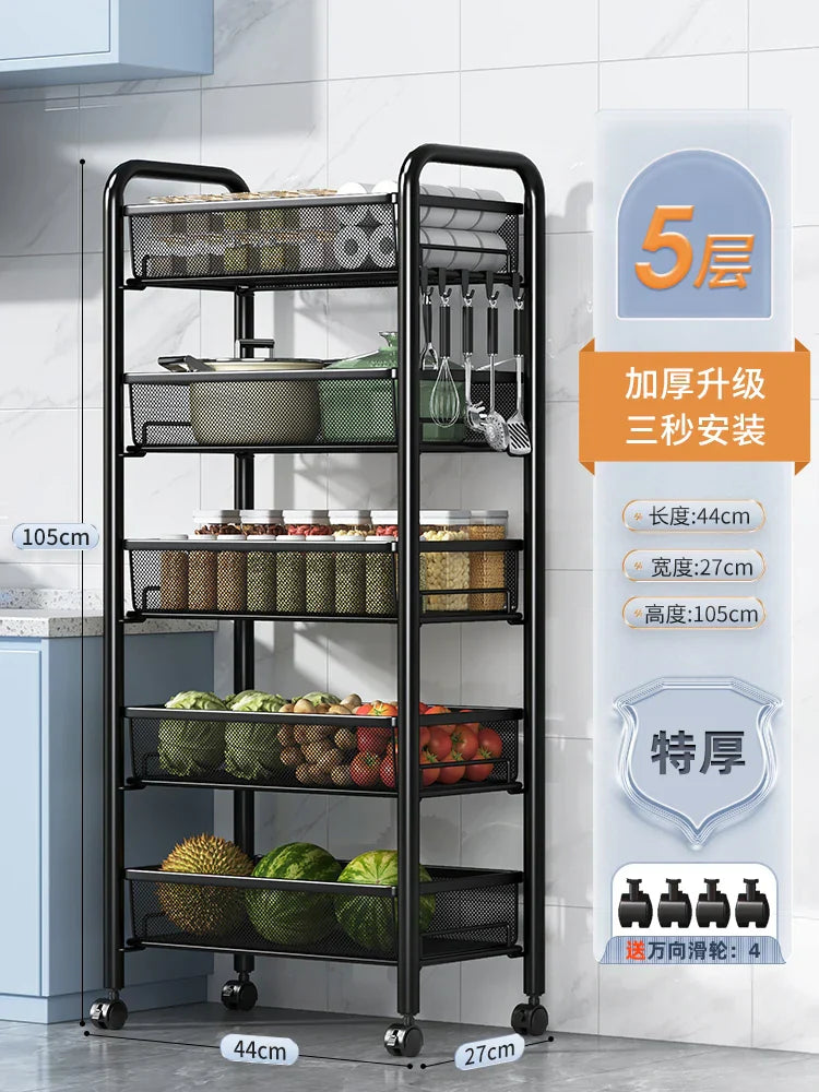 Food Truck Partitions Trolley Storage Utility Grocery Basket