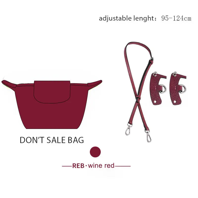 HAVREDELUXE Bag Strap For Longchamp Bag Strap Mini