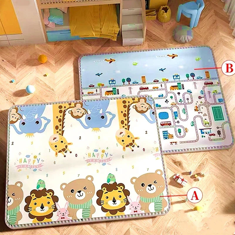 Double-sided Pattern Baby Play Mat Thicken 1/0.5cm Educational