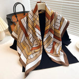 Luxury Women 90x90CM New Twill Silk Big Square