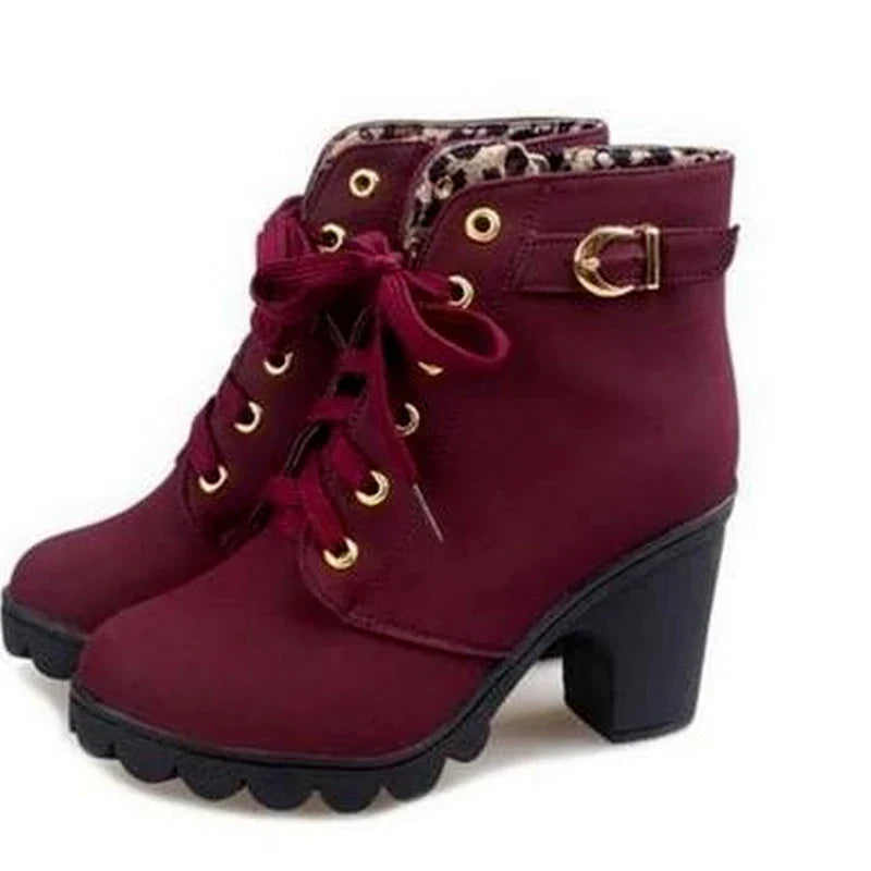 New Women autumn Winter Snow Boots Thick bottom