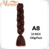 6 Pcs 24" Jumbo Synthetic Braids Hair Extensions