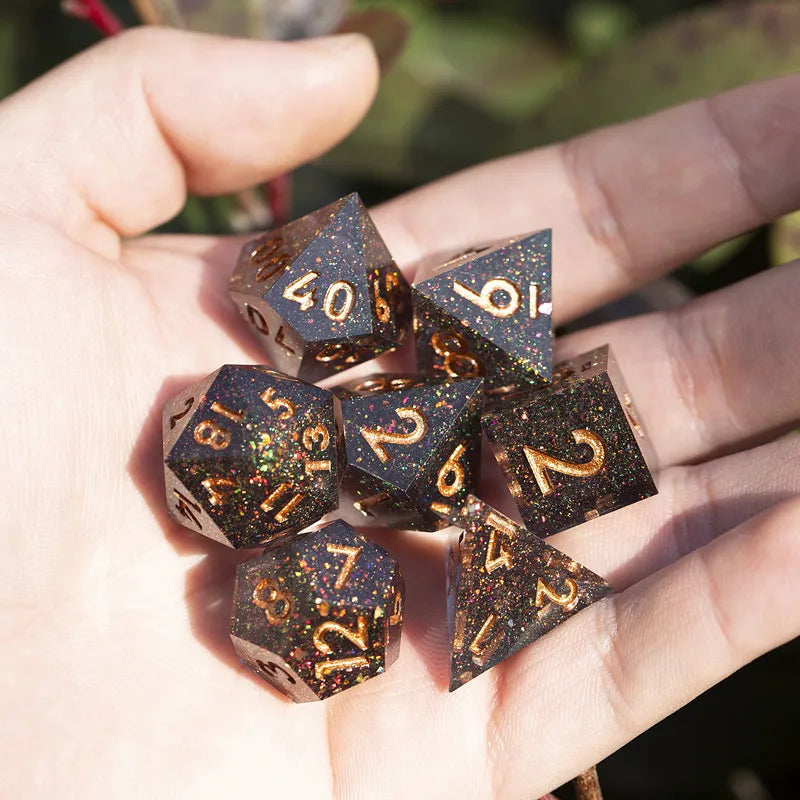 MINI PLANET Resin Dice With Sharp Edge For