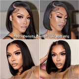 Wear go glueless Bob Wig Lace Front Human