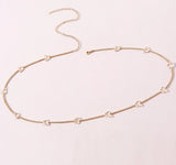 Creative Belly Chain Copper Metal Butterfly Waist Chain