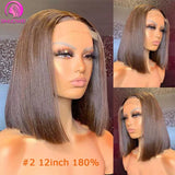 Chestnut Brown T Part Lace Bob Wig