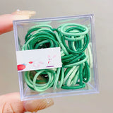 100pcs Colorful Rubber Bands In Summer Versatile Design