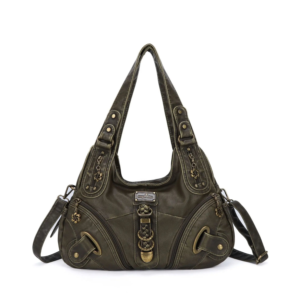 Angelkiss Women Handbags Leopard Bag Top-handle Handbag Fashion