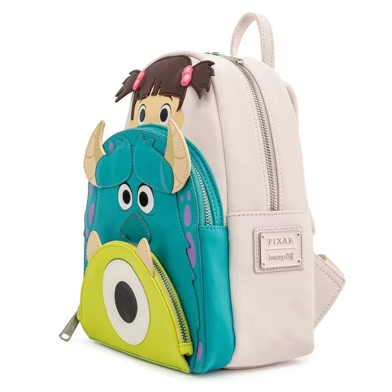 Disney Monsters University Pu Leather Panel Women's Backpack