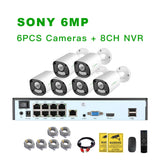 XMeye SONY 6MP POE IP Camera System KIT