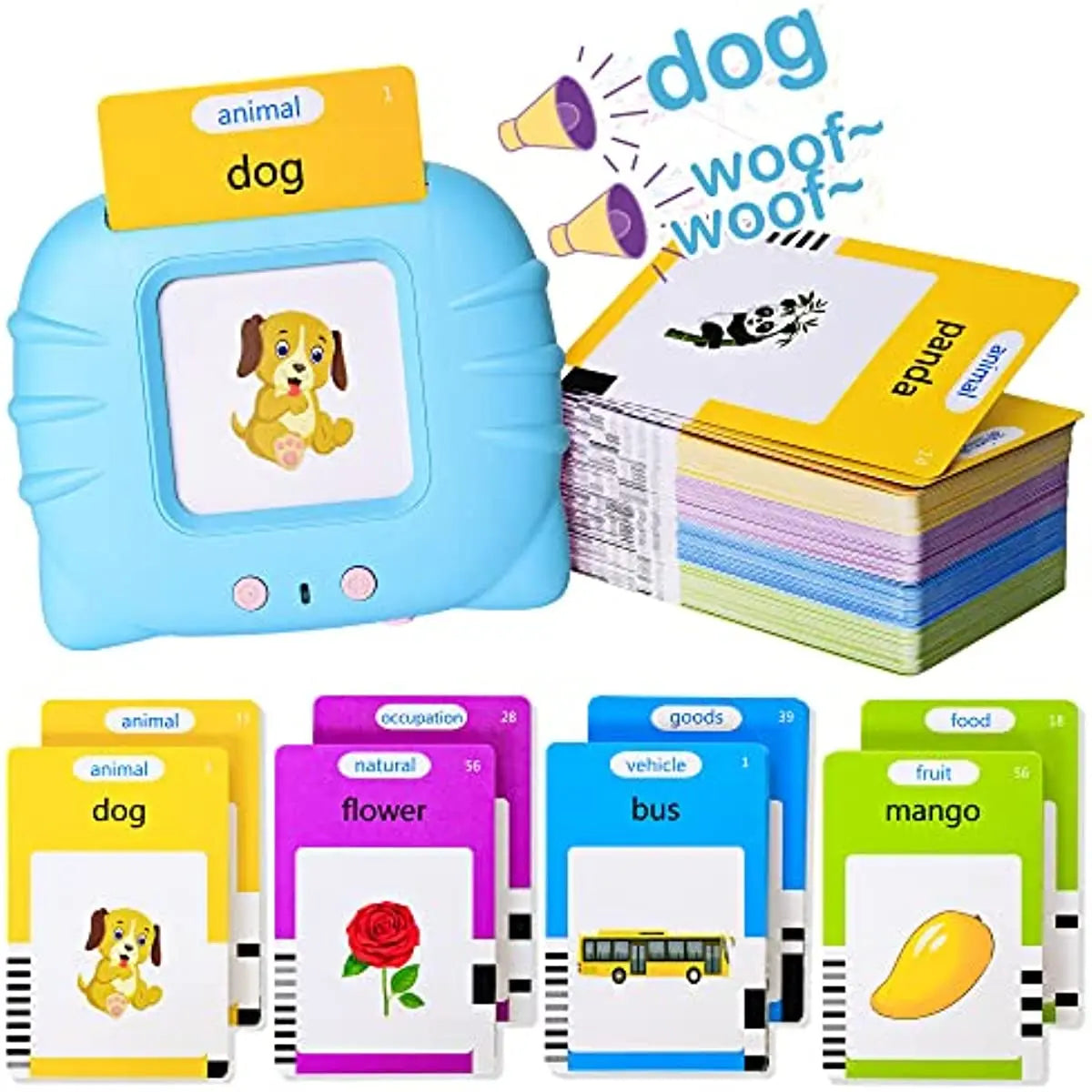 Talking Flash Cards Early Educational Toys Baby Boys