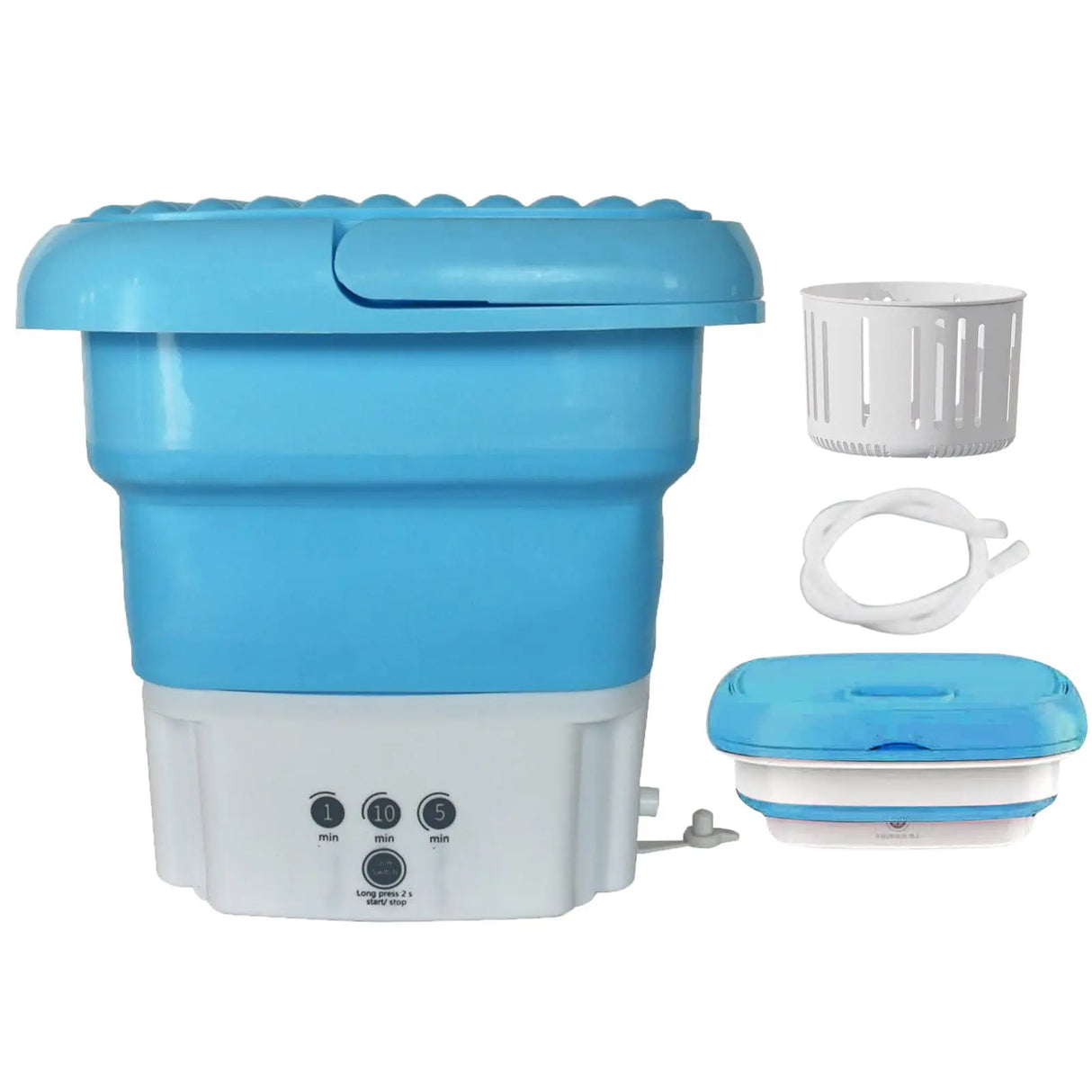 Folding Portable Washing Machine With Dryer Bucket for