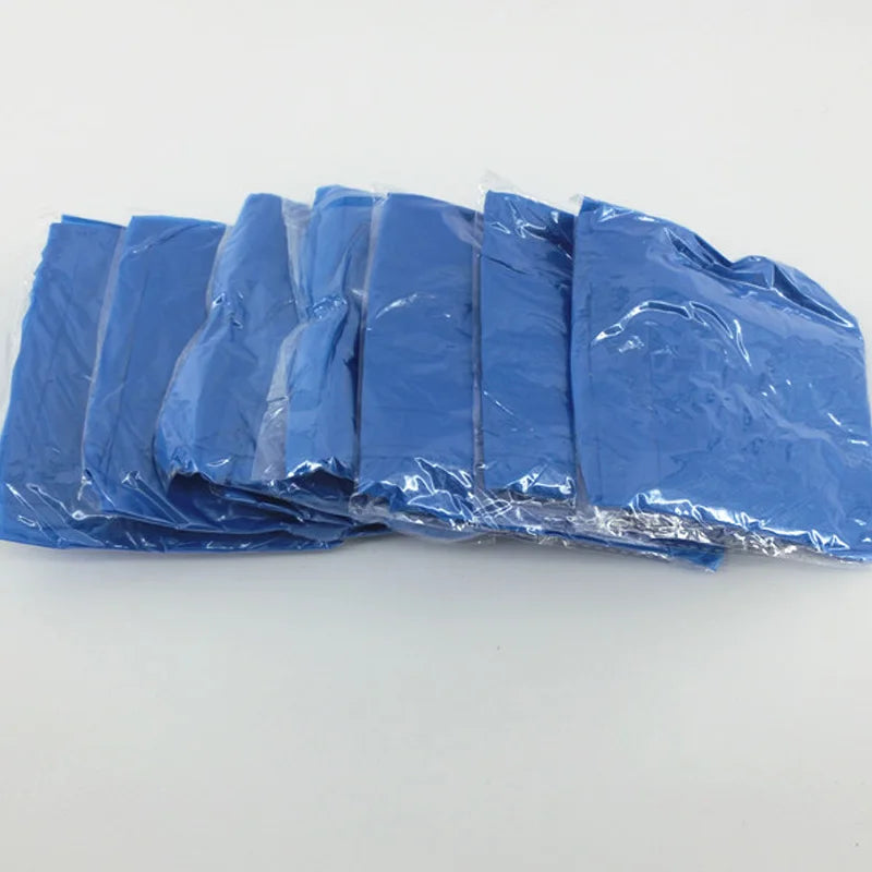 5 Pairs Waterproof Thick Plastic Disposable Rain Polypropylene