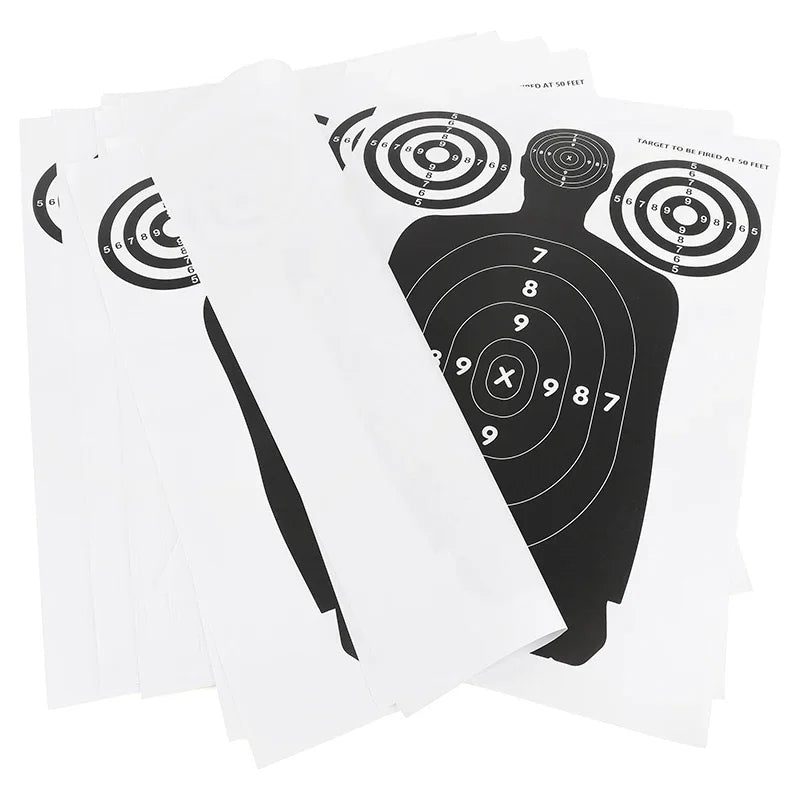 5/10/20pcs Target Papers Human Body Shape Targets For