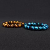 Real Natural Blue Tiger Eye Bracelet Azure Color