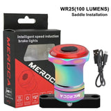 MEROCA Waterproof Bicycle Smart Sensor Brake Taillights WR15