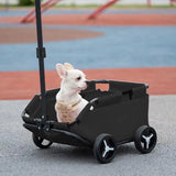 Small Pet Stroller Foldable Multifunctional Rolling Cat Carrier