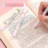 1/6Pcs/set Kawaii Flowers Line Shaped Highlighter Pens Roller