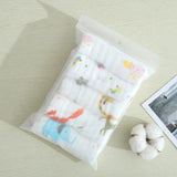 5pcs/batch thickened muslin 30X30cm cotton soft baby towel