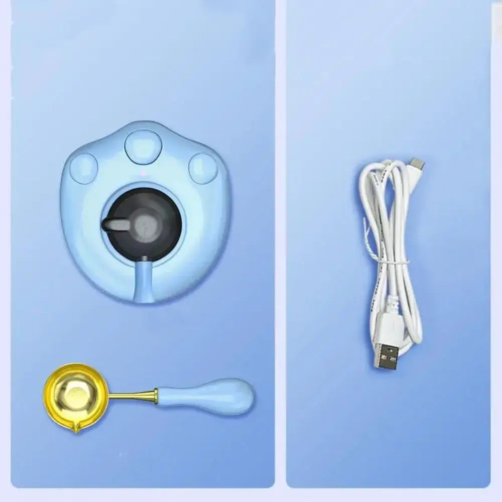 Electric Sealing Wax Furnace Cat Paw with Wood