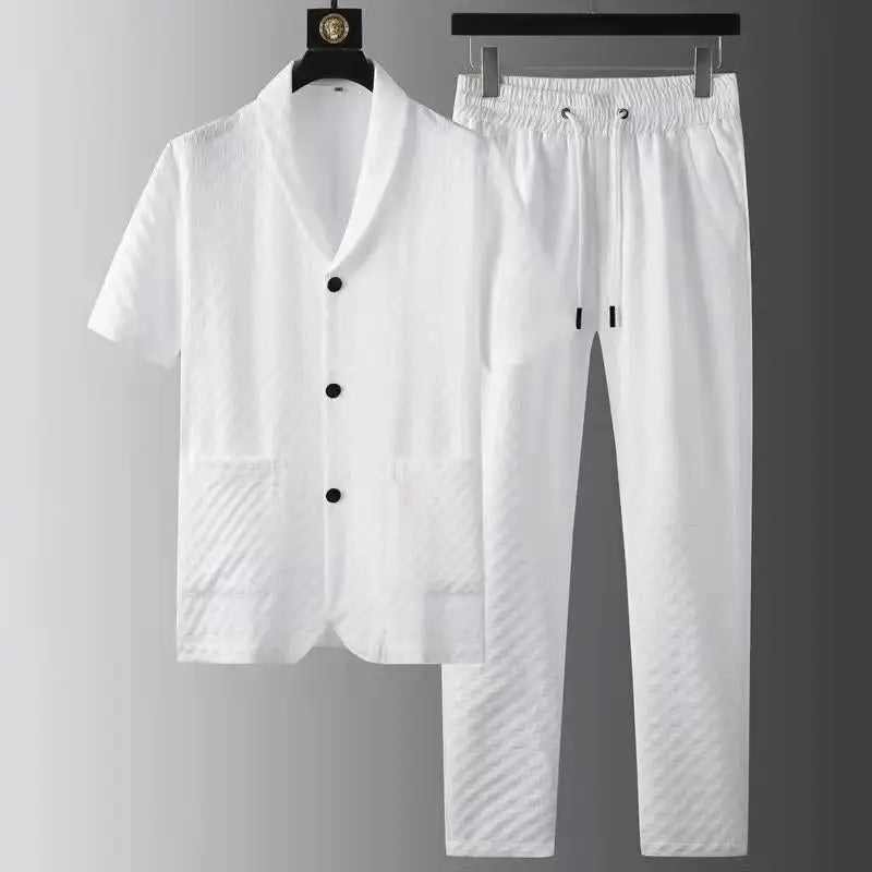 2023 Fashion Men's Two Piece Sets Spring Summer