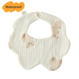 New Thickened 7 Layers Cotton Waterproof Baby Bibs